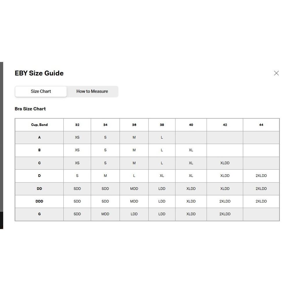 EBY Wireless Relief Bra, Pearl White, Size XLDD - Picture 4 of 4
